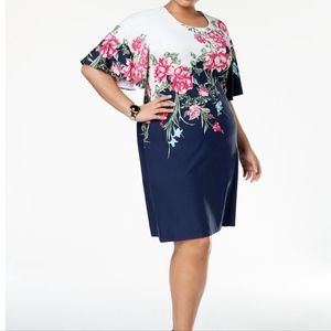 💥Charter Club flutter sleeve floral dress NWT 2